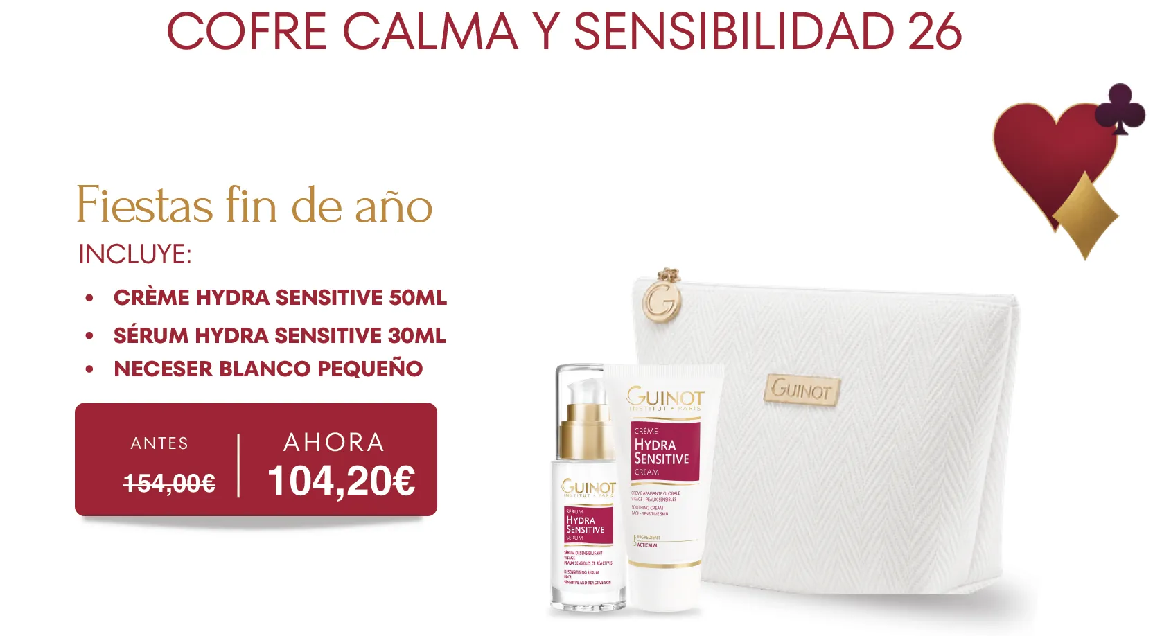 Cofre Guinot calma y sensibilidad 2026